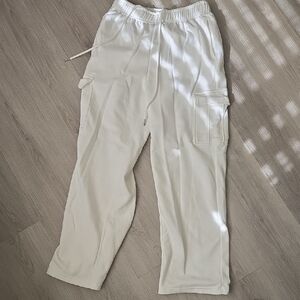 White Cargo Pants